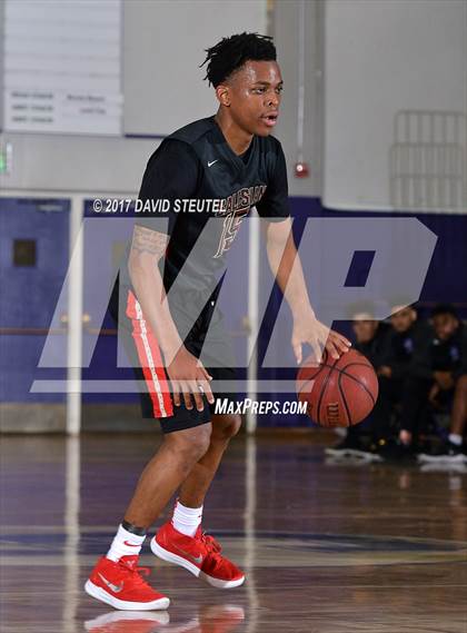 Thumbnail 1 in Salesian College Preparatory vs. Sacramento (St. Hope Elite Classic) photogallery.