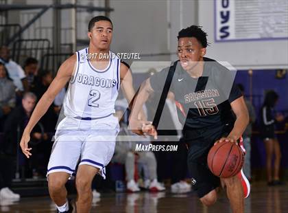 Thumbnail 2 in Salesian College Preparatory vs. Sacramento (St. Hope Elite Classic) photogallery.