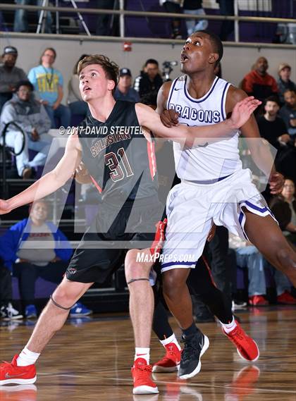 Thumbnail 2 in Salesian College Preparatory vs. Sacramento (St. Hope Elite Classic) photogallery.