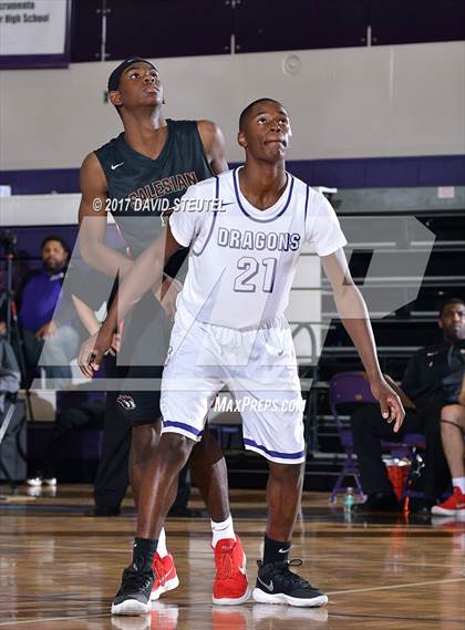 Thumbnail 1 in Salesian College Preparatory vs. Sacramento (St. Hope Elite Classic) photogallery.