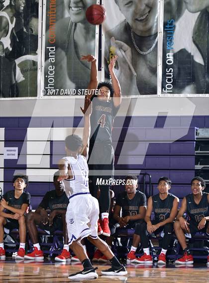Thumbnail 1 in Salesian College Preparatory vs. Sacramento (St. Hope Elite Classic) photogallery.