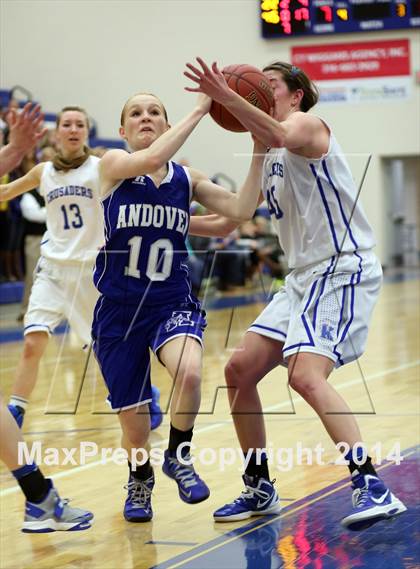 Thumbnail 3 in Kapaun Mt. Carmel vs Andover (KSHSAA 5A Sub-State Final) photogallery.
