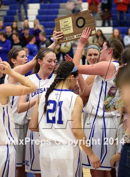 Thumbnail 2 in Kapaun Mt. Carmel vs Andover (KSHSAA 5A Sub-State Final) photogallery.