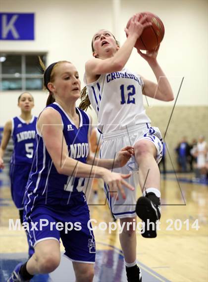 Thumbnail 3 in Kapaun Mt. Carmel vs Andover (KSHSAA 5A Sub-State Final) photogallery.