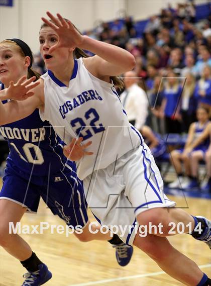 Thumbnail 3 in Kapaun Mt. Carmel vs Andover (KSHSAA 5A Sub-State Final) photogallery.