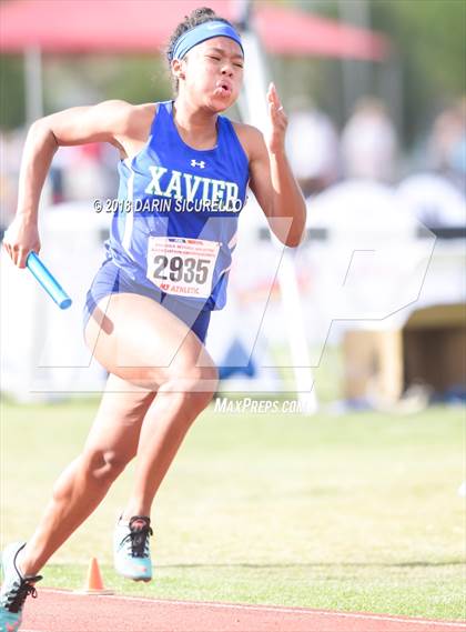 Thumbnail 1 in AIA Track & Field Preliminaries (Girls 4X100 Relay D1/D2) photogallery.