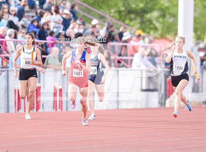 Thumbnail 2 in AIA Track & Field Preliminaries (Girls 4X100 Relay D1/D2) photogallery.