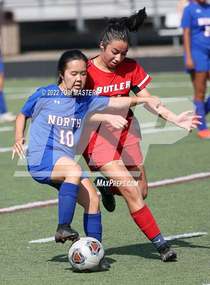 Thumbnail 1 in Butler vs. North Mecklenburg photogallery.