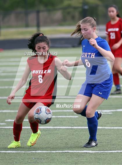 Thumbnail 3 in Butler vs. North Mecklenburg photogallery.