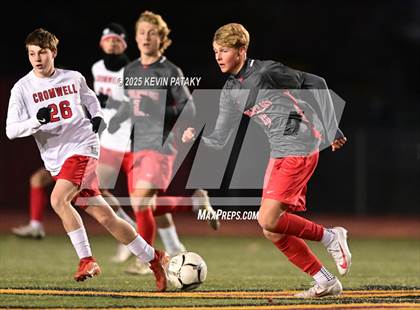 Thumbnail 2 in Cromwell vs. Somers (CIAC Class S Semifinal) photogallery.