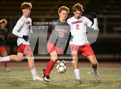 Thumbnail 3 in Cromwell vs. Somers (CIAC Class S Semifinal) photogallery.