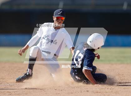 Thumbnail 1 in Aquinas vs Loyola (CIF SS D4 Quarterfinal Playoff) photogallery.