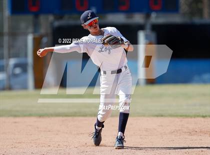 Thumbnail 2 in Aquinas vs Loyola (CIF SS D4 Quarterfinal Playoff) photogallery.