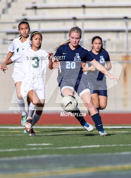 Thumbnail 3 in Linfield Christian @ Murrieta Mesa (Scrimmage) photogallery.