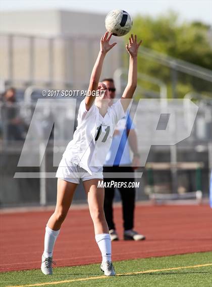 Thumbnail 3 in Linfield Christian @ Murrieta Mesa (Scrimmage) photogallery.