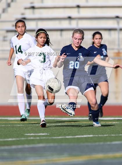 Thumbnail 1 in Linfield Christian @ Murrieta Mesa (Scrimmage) photogallery.