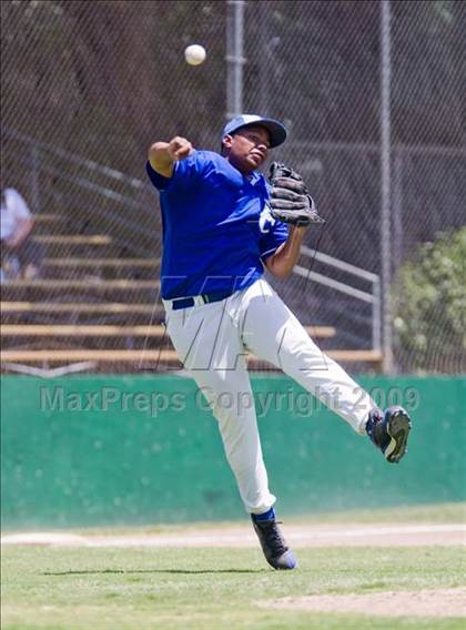 Thumbnail 3 in Valley Christian vs. Brookside Christian (CIF SJS D7 Final) photogallery.