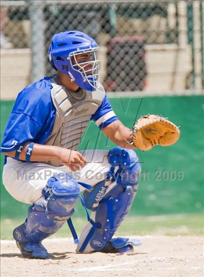 Thumbnail 2 in Valley Christian vs. Brookside Christian (CIF SJS D7 Final) photogallery.