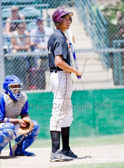 Thumbnail 3 in Valley Christian vs. Brookside Christian (CIF SJS D7 Final) photogallery.