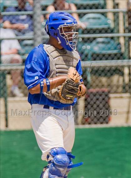 Thumbnail 3 in Valley Christian vs. Brookside Christian (CIF SJS D7 Final) photogallery.