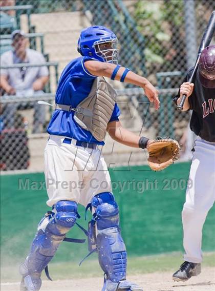 Thumbnail 2 in Valley Christian vs. Brookside Christian (CIF SJS D7 Final) photogallery.