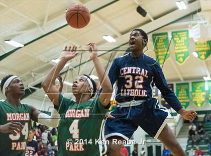 Thumbnail 1 in Cleveland Central Catholic vs Morgan Park (LeBron James Classic) photogallery.