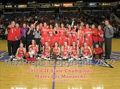 Thumbnail 1 in Mater Dei (CIF State D1 Award Photos) photogallery.