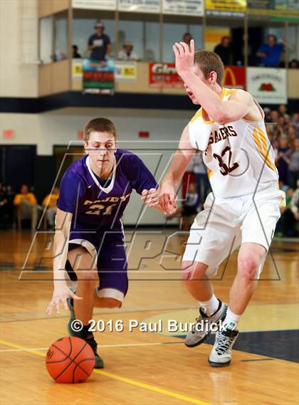 Thumbnail 3 in Elk County Catholic vs Coudersport (District IX A Final) photogallery.