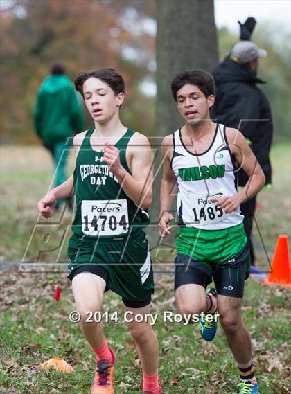 Thumbnail 3 in DCSAA Boys Cross Country Championships photogallery.