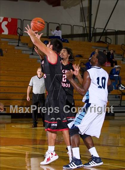 Thumbnail 3 in Alief Elsik vs. Langham Creek (McDonald's Texas Invitational) photogallery.