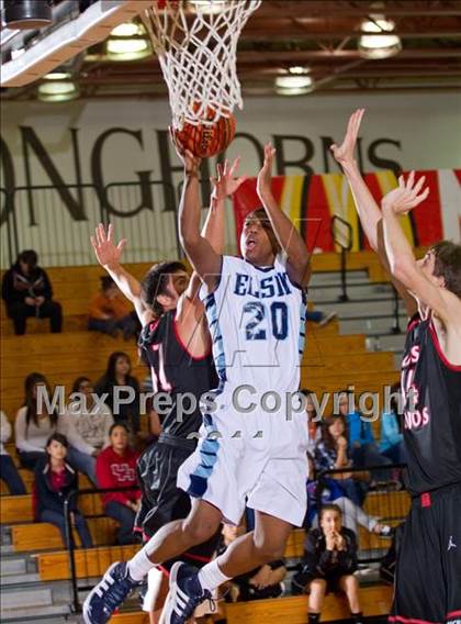 Thumbnail 2 in Alief Elsik vs. Langham Creek (McDonald's Texas Invitational) photogallery.