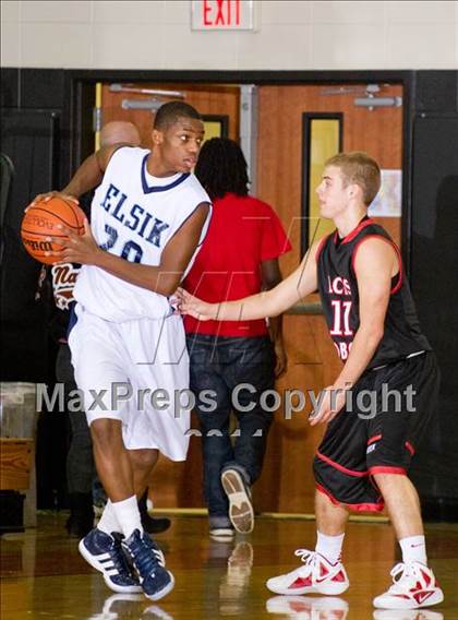 Thumbnail 3 in Alief Elsik vs. Langham Creek (McDonald's Texas Invitational) photogallery.