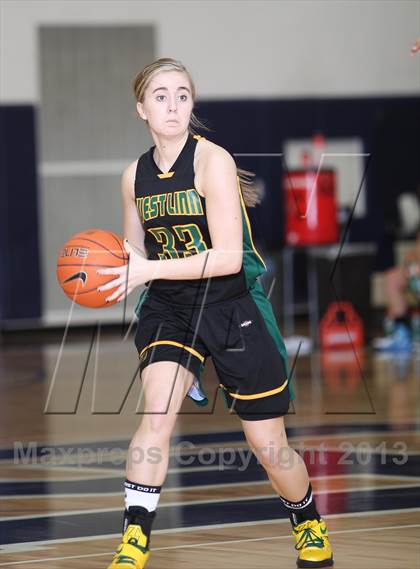 Thumbnail 3 in West Linn vs St. Mary's Academy (Nike Interstate Shootout) photogallery.