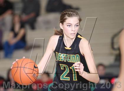 Thumbnail 1 in West Linn vs St. Mary's Academy (Nike Interstate Shootout) photogallery.