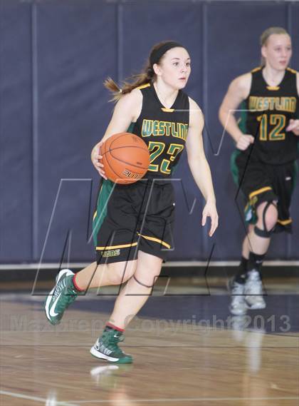 Thumbnail 3 in West Linn vs St. Mary's Academy (Nike Interstate Shootout) photogallery.