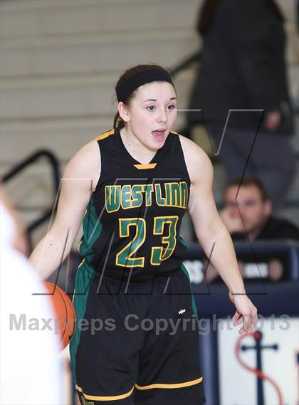 Thumbnail 2 in West Linn vs St. Mary's Academy (Nike Interstate Shootout) photogallery.