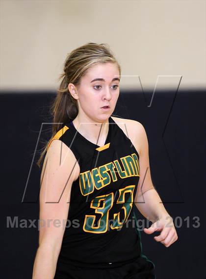 Thumbnail 2 in West Linn vs St. Mary's Academy (Nike Interstate Shootout) photogallery.