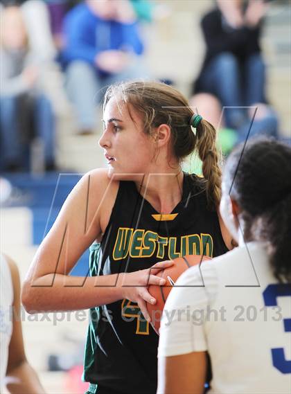 Thumbnail 1 in West Linn vs St. Mary's Academy (Nike Interstate Shootout) photogallery.