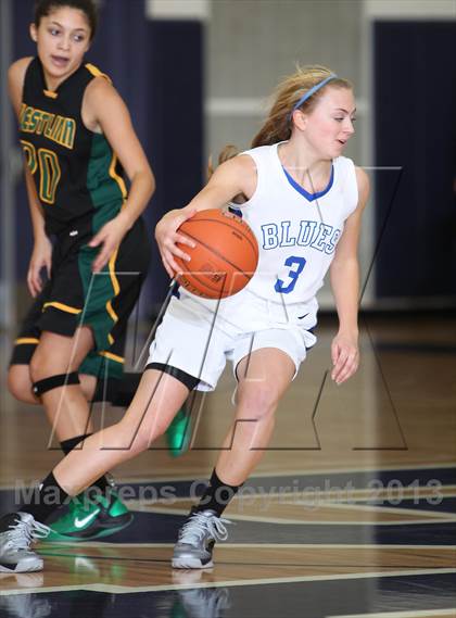 Thumbnail 1 in West Linn vs St. Mary's Academy (Nike Interstate Shootout) photogallery.