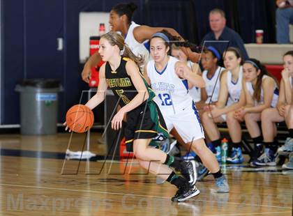 Thumbnail 1 in West Linn vs St. Mary's Academy (Nike Interstate Shootout) photogallery.