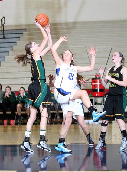 Thumbnail 1 in West Linn vs St. Mary's Academy (Nike Interstate Shootout) photogallery.