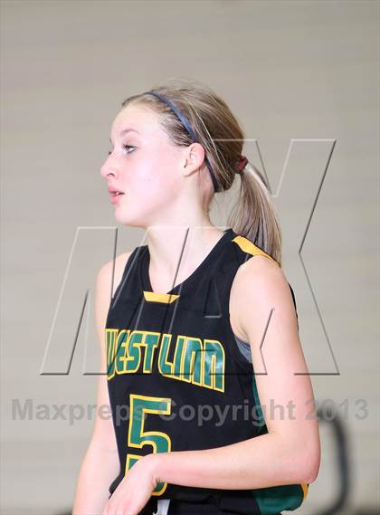 Thumbnail 3 in West Linn vs St. Mary's Academy (Nike Interstate Shootout) photogallery.