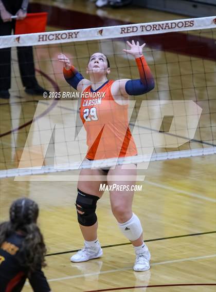 Thumbnail 3 in Carson vs. Hickory (NCHSAA 5A Regional Final) photogallery.