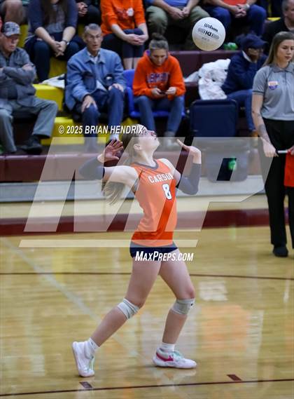 Thumbnail 2 in Carson vs. Hickory (NCHSAA 5A Regional Final) photogallery.