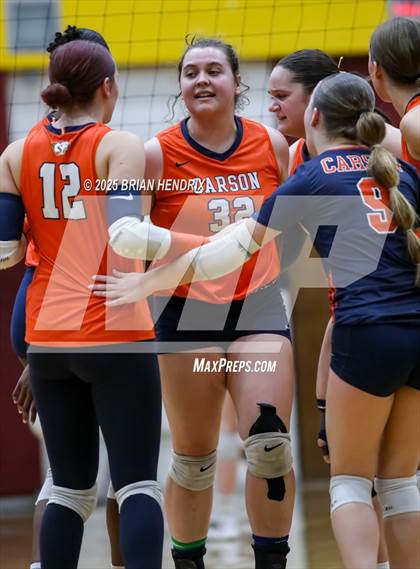 Thumbnail 2 in Carson vs. Hickory (NCHSAA 5A Regional Final) photogallery.