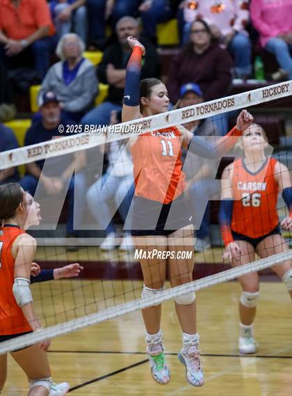 Thumbnail 2 in Carson vs. Hickory (NCHSAA 5A Regional Final) photogallery.