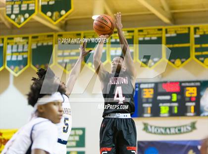 Thumbnail 1 in New Life Christian Academy vs Walkertown  (Hoops and Dreams Showcase) photogallery.