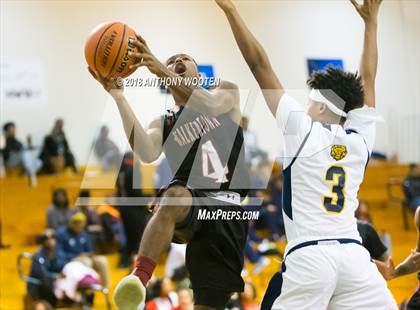 Thumbnail 1 in New Life Christian Academy vs Walkertown  (Hoops and Dreams Showcase) photogallery.