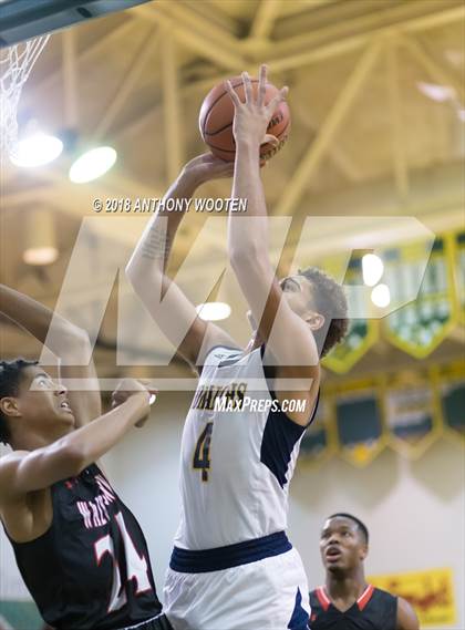 Thumbnail 2 in New Life Christian Academy vs Walkertown  (Hoops and Dreams Showcase) photogallery.