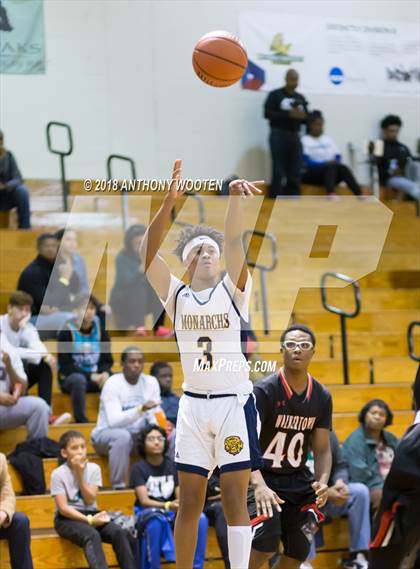 Thumbnail 1 in New Life Christian Academy vs Walkertown  (Hoops and Dreams Showcase) photogallery.